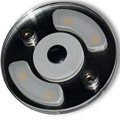 Lampe tactile ronde slim 2,2w finition miroir Dimatec