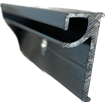 Polyplastic Black 1275mm Clip-in hinge bar