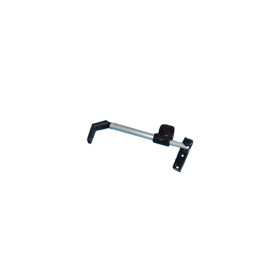Support automatique gauche 200 mm en polyplastique avec extrémité Permafix