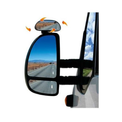 Brunner Optilus blind spot clip-on adjustable mirror