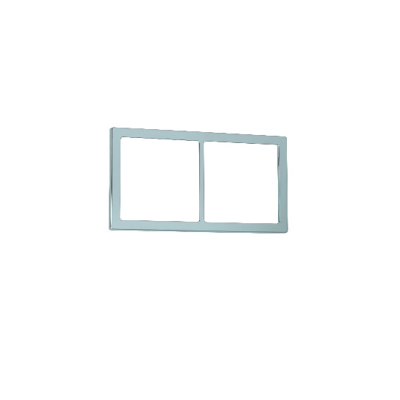 Cadre double Fawo Silver Chrome