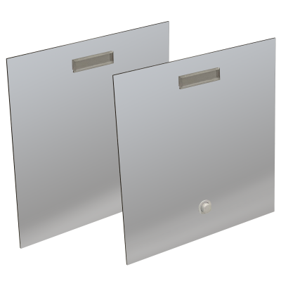 Lot de 2 miroirs CP Contessa