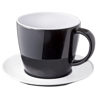 Brunner Serenade Black 25cl Cup and Saucer