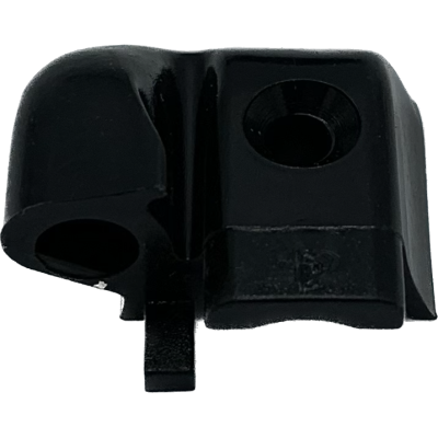 Polyplastic Black hinge bar end cap Left hand
