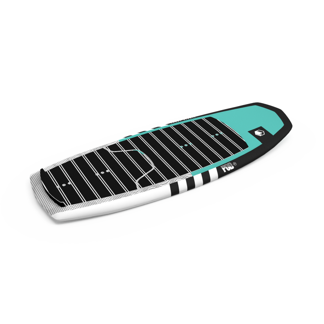 LIQUID FORCE POD FOIL BOARD – WEISS TÜRKIS SCHWARZ