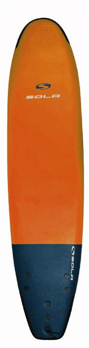 Sola Surf Softboard - Orange-Navy