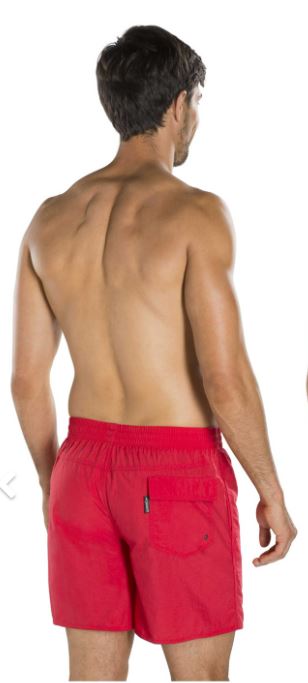 Speedo Mens Solid Leisure Shorts - Red