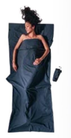 Drap de Voyage Cocoon - Coton Bio - Gris Chiné