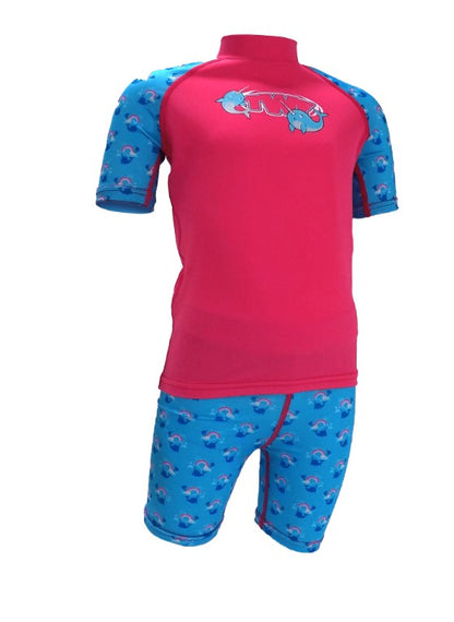 TWF Sunsafe 2-Piece Kids Vest & Shorts Set