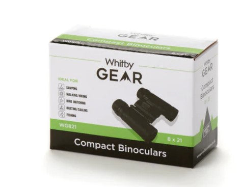Whitby Gear 8x21 Compact Binoculars