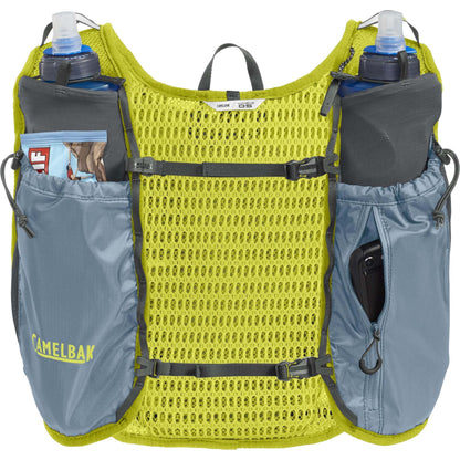 CAMELBAK WOMEN'S TRAIL RUN VEST - SMOKE BLUE/LIMEADE