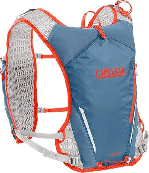 Camelbak Herren Trail Run Weste 34oz – Captain`s Blue/Spicy Orange