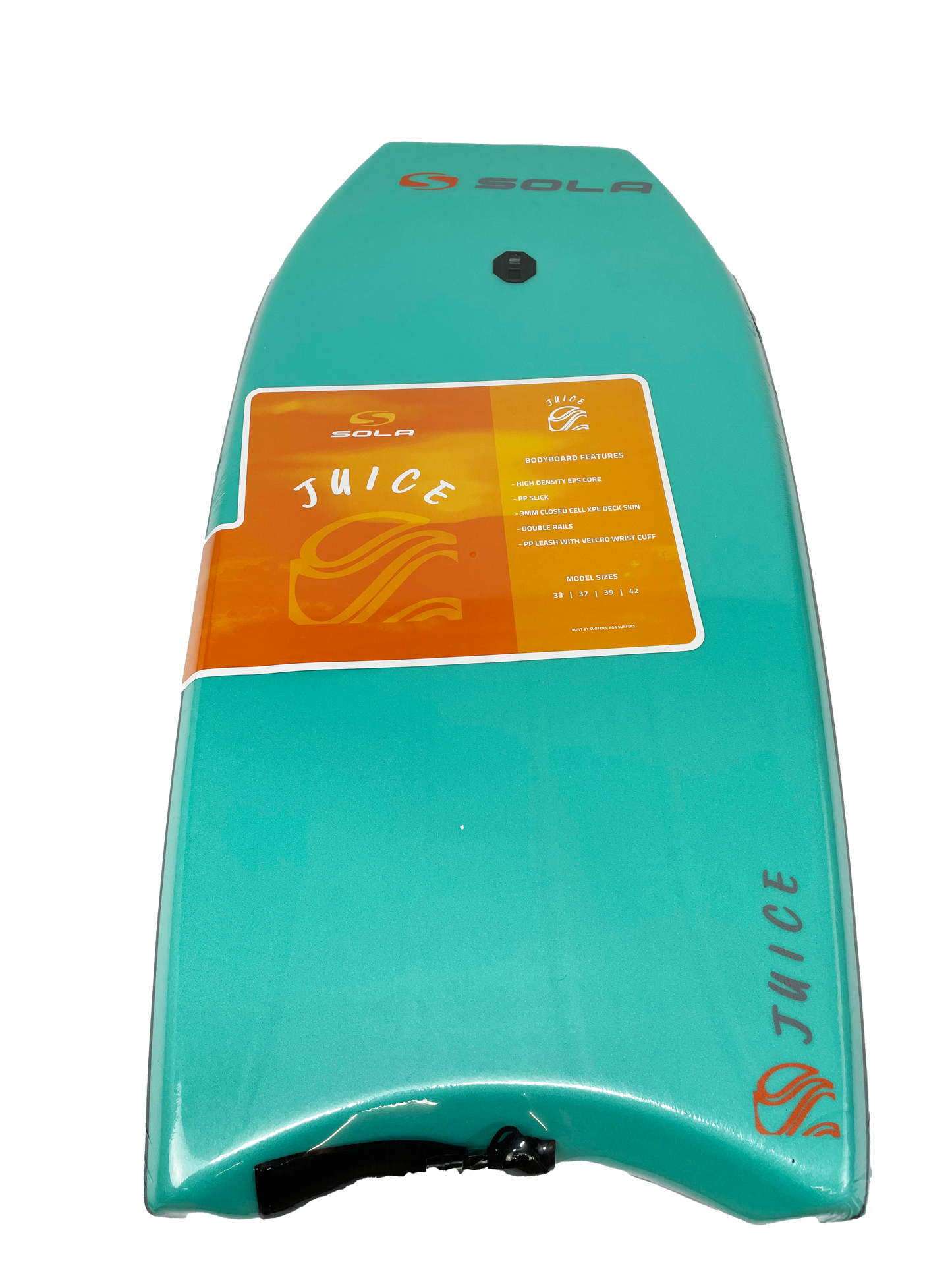 Bodyboard Sola JUICE - MENTHE-GRIS-ORANGE