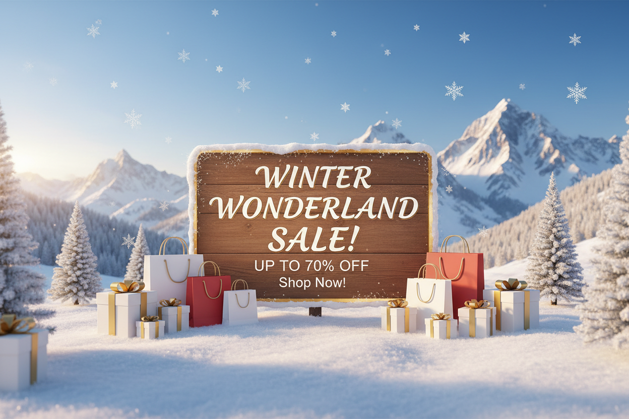 Winter sale mountains snow