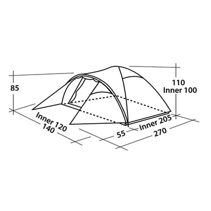 Easy Camp Quasar 200 – 2 Person Dome Tent