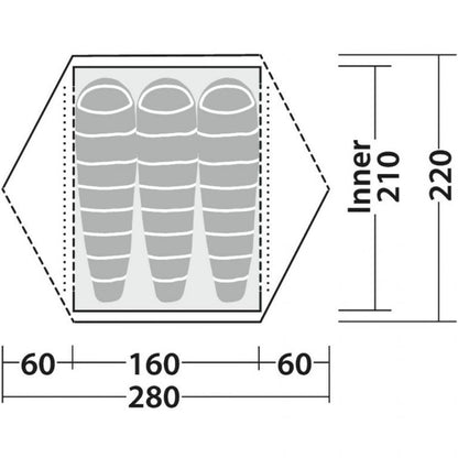 Robens Boulder 3 - 3 Person Tent