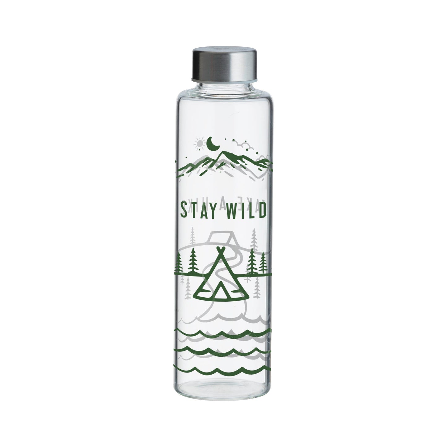 Pure Stay Wild Glass Bottle 600ml