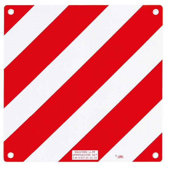 Fiamma Aluminium Warning Sign