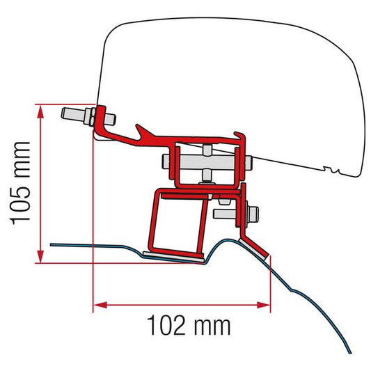 Fiamma Kit F40 Mercedes V-Klasse (98655Z078)