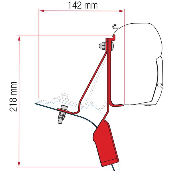 Fiamma-Kit für Ford Custom Nugget ab 2019 (F45s)