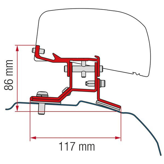 Fiamma-Kit für Ford Custom LWB