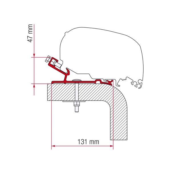 Fiamma Adapterkit Hymer 550