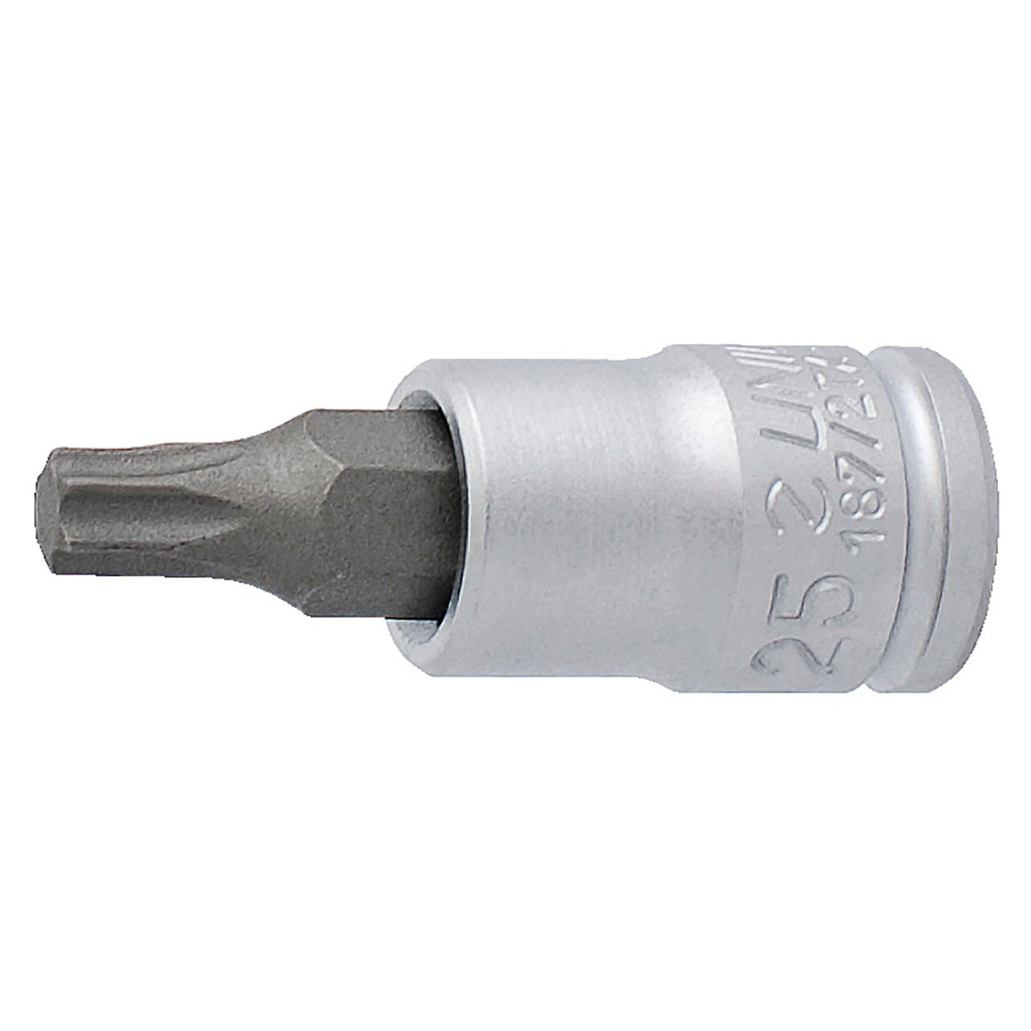 UNIOR SCREWDRIVER SOCKET WITH TX PROFILE 1/4"