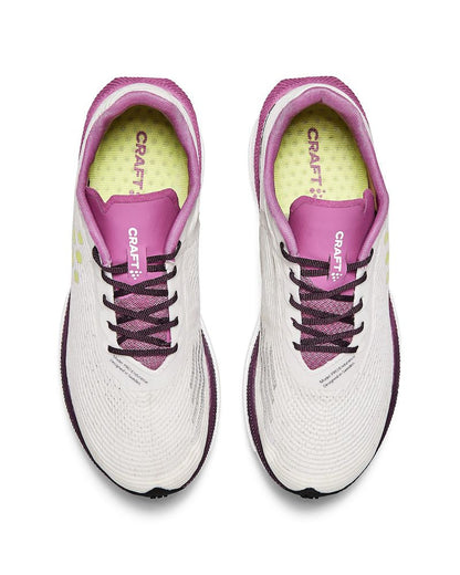 Chaussures de sport Craft Pro ENDUR Distance pour femmes - BLANC/CAMELI