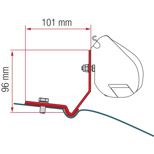 Fiamma-Kit für VW Caddy Maxi