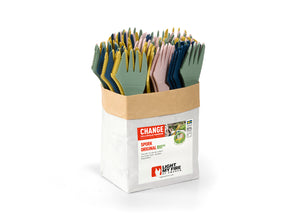 Light My Fire 60pc Spork Original Display KraftBag - Nature Mix