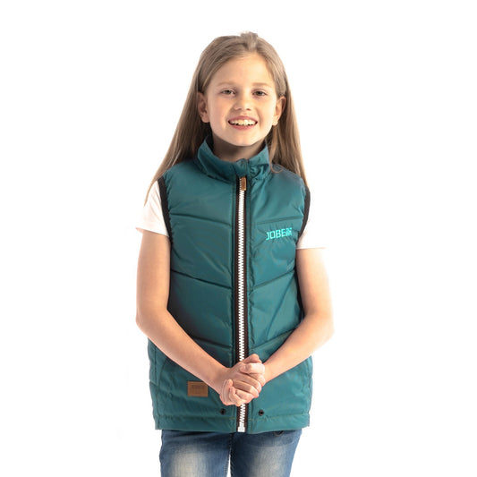 Jobe 50 Newton Bodywarmer Kinder Dunkelblaugrün