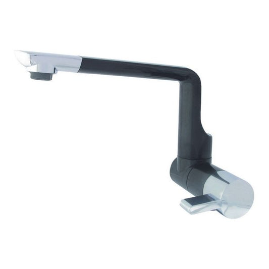 Robinet d'eau froide uniquement Arona noir/chrome (Comet)