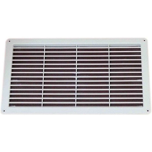 Grille d'aération murale rectangulaire 370 x 223 mm