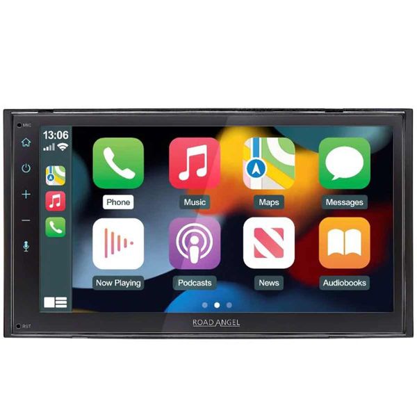 Road Angel Car Stereo with Apple Car Play, Android Auto & Bluetooth