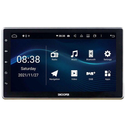 Snooper Multimedia-Player mit 10,1-Zoll-Touchscreen und Smartphone-Steuerung