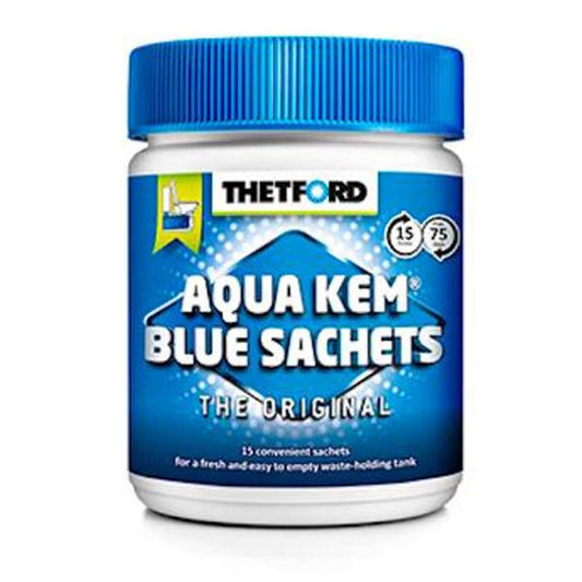 Aqua Kem Blue Toilettenbeutel, Wanne mit 15 Stück