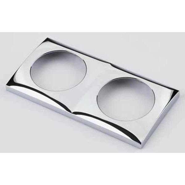 Cadre Berker double chromé