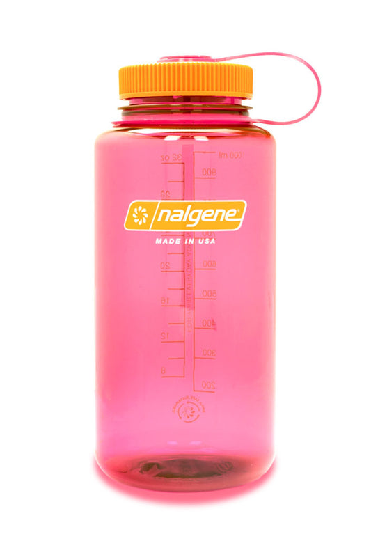 NALGENE 32oz / 1 Liter Wide Mouth Tritan Sustain – FLAMINGO PINK