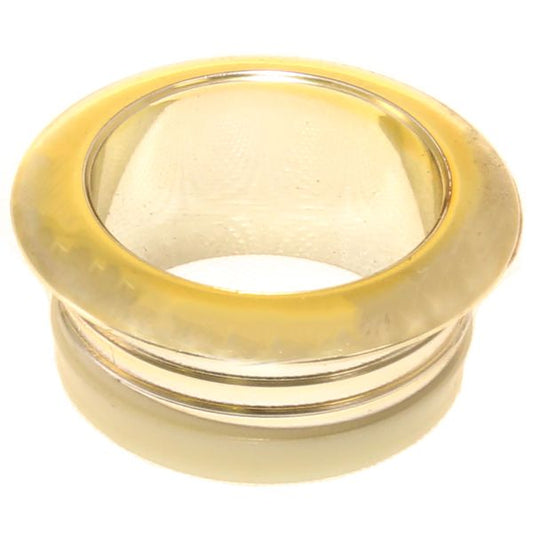 Mini Rosette Flush Fit Polished Brass