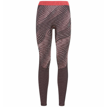 Odlo Pantalon de couche de base The Blackcomb ECO pour femmes -Siesta Space Dye 