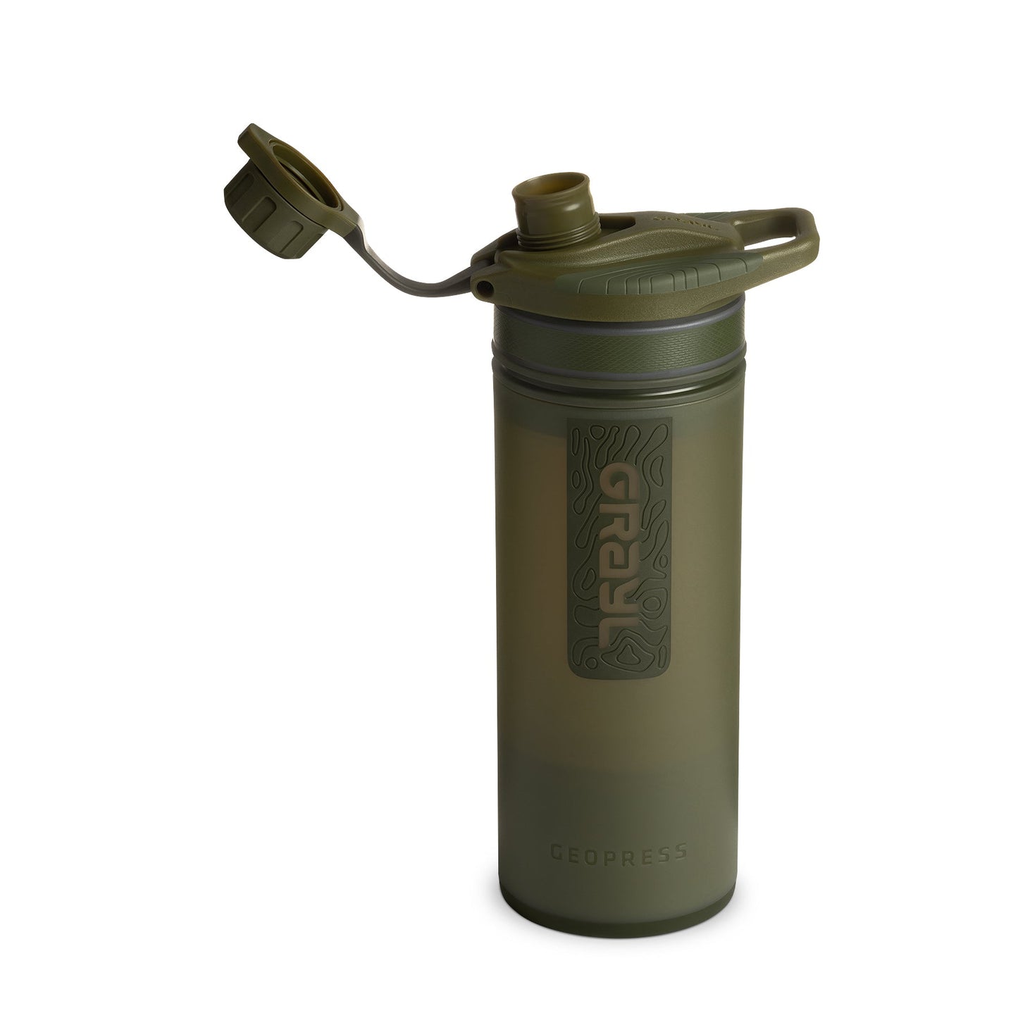 GRAYL Geopress Water Purifier Bottle - Covert Edition - Olive Drab