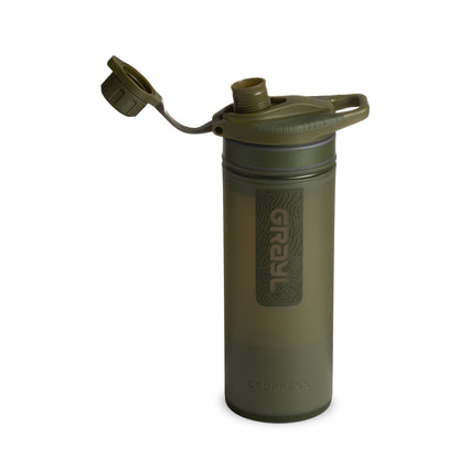GRAYL Geopress Wasserreinigerflasche – Covert Edition – Olive Drab