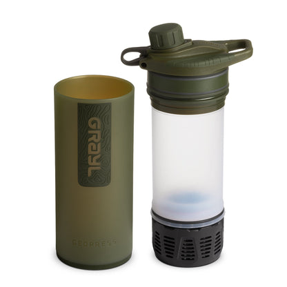 GRAYL Geopress Wasserreinigerflasche – Covert Edition – Olive Drab