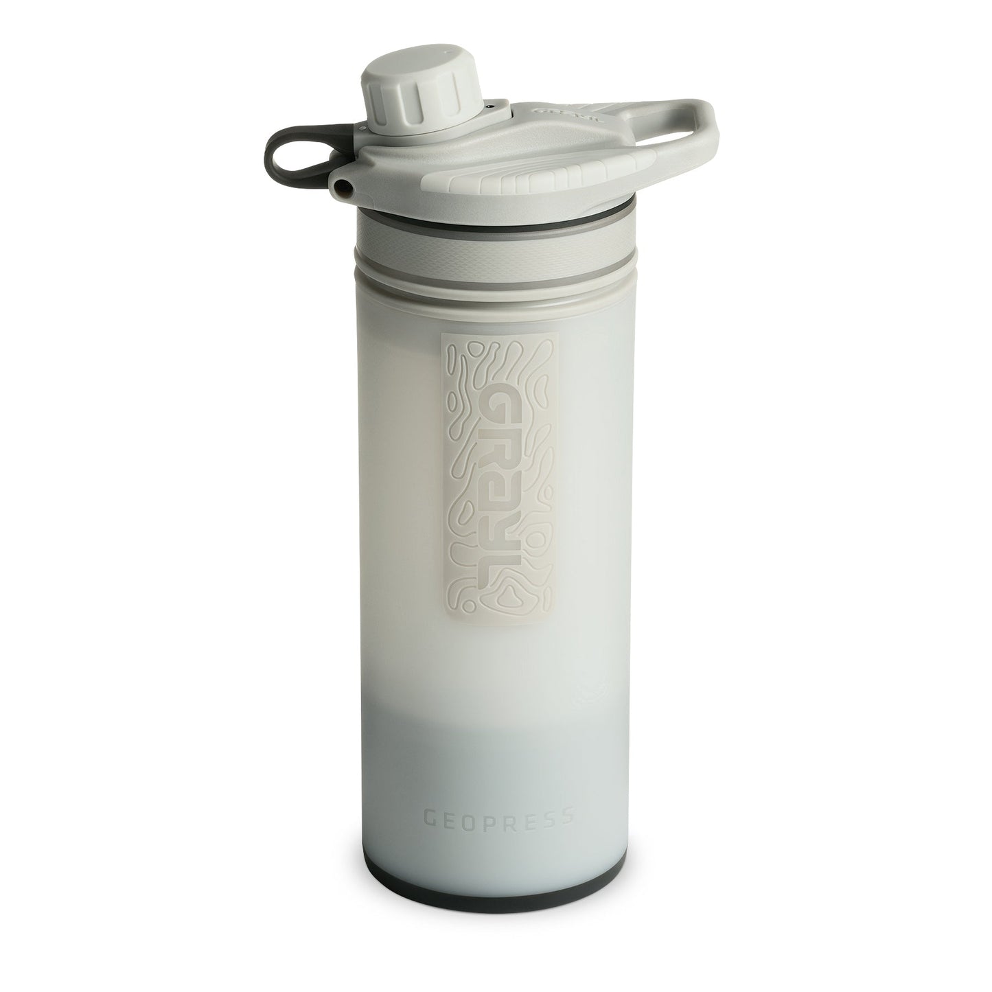 GRAYL Geopress Wasserreinigerflasche – Covert Edition – Peak White