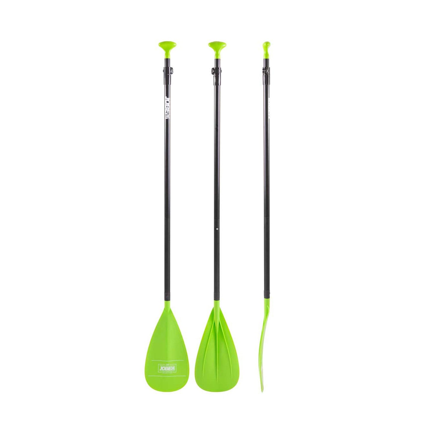 Jobe Aluminium SUP Paddel Limette 3-teilig