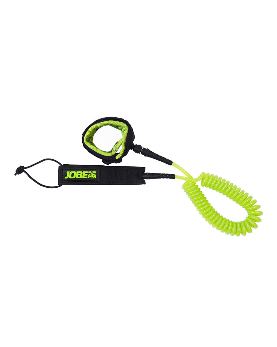 Jobe SUP Leash Coil 10ft - Lime