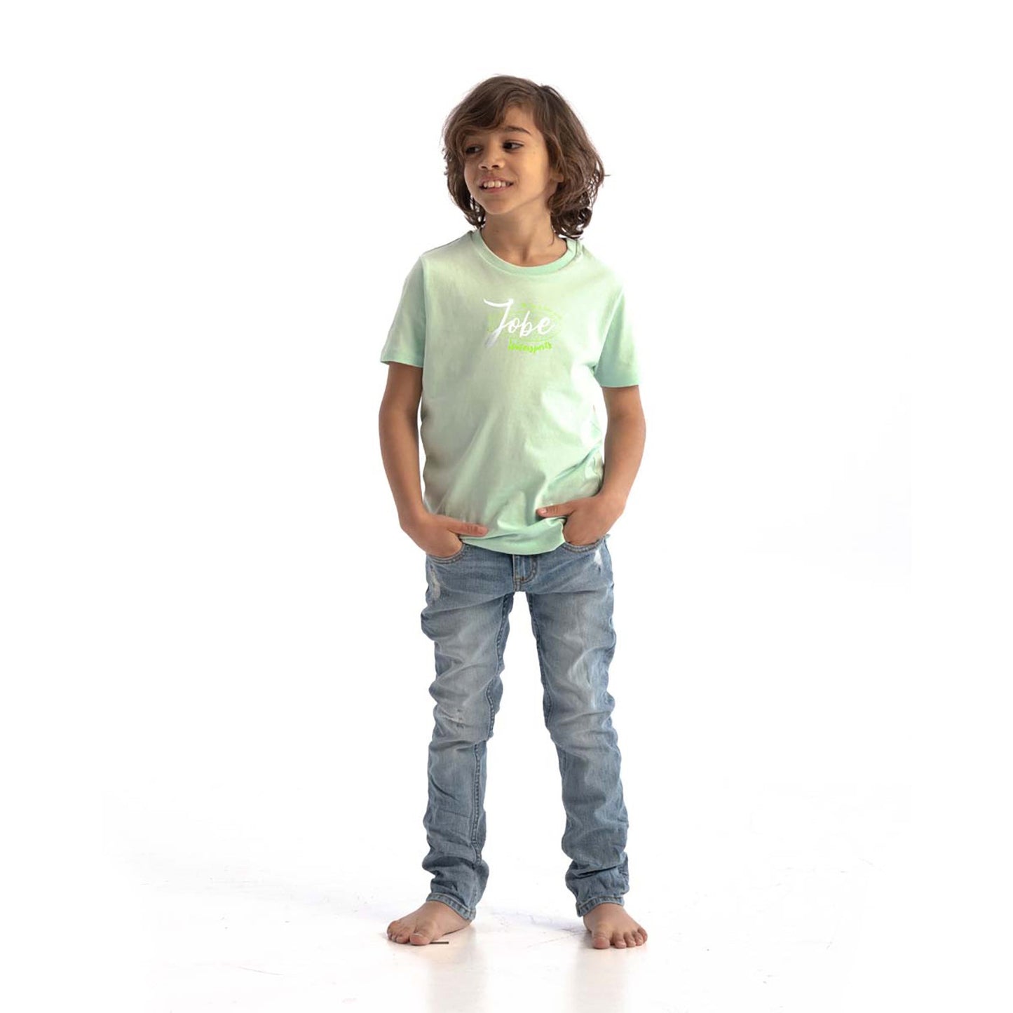 Jobe Casual T-Shirt Kinder Geyser Green