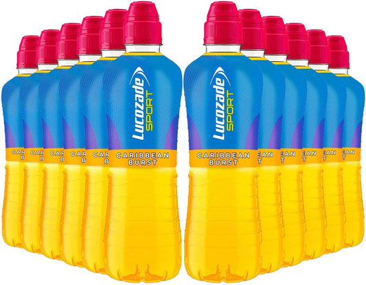 Lucozade Sportgetränk Caribbean Burst 500 ml – 12ER-PACKUNG