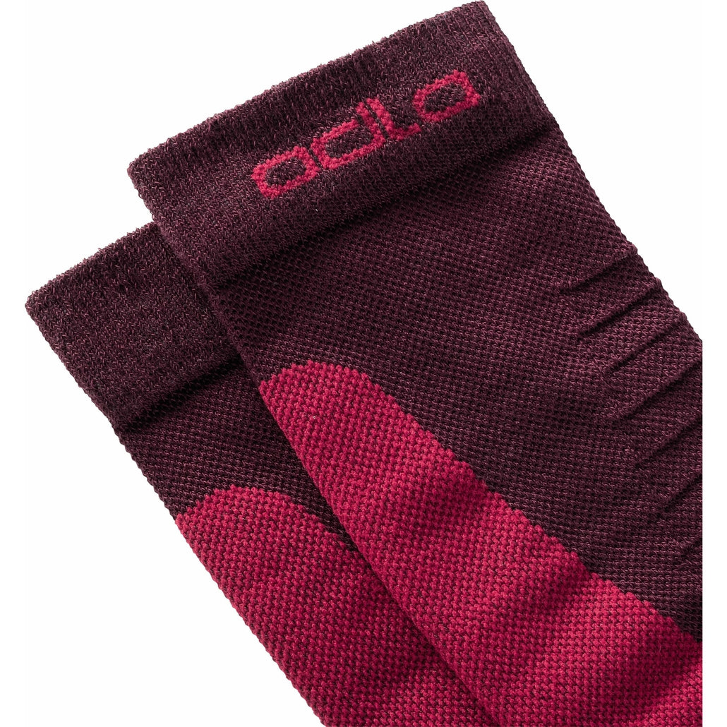 Chaussettes Odlo The Primaloft Pro - Winetasting Deep Claret