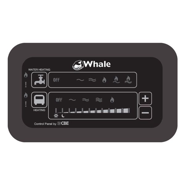 Whale CBE Duo-Bedienfeld für 2-kW-Raum- und 8/13-Liter-Warmwasserbereiter